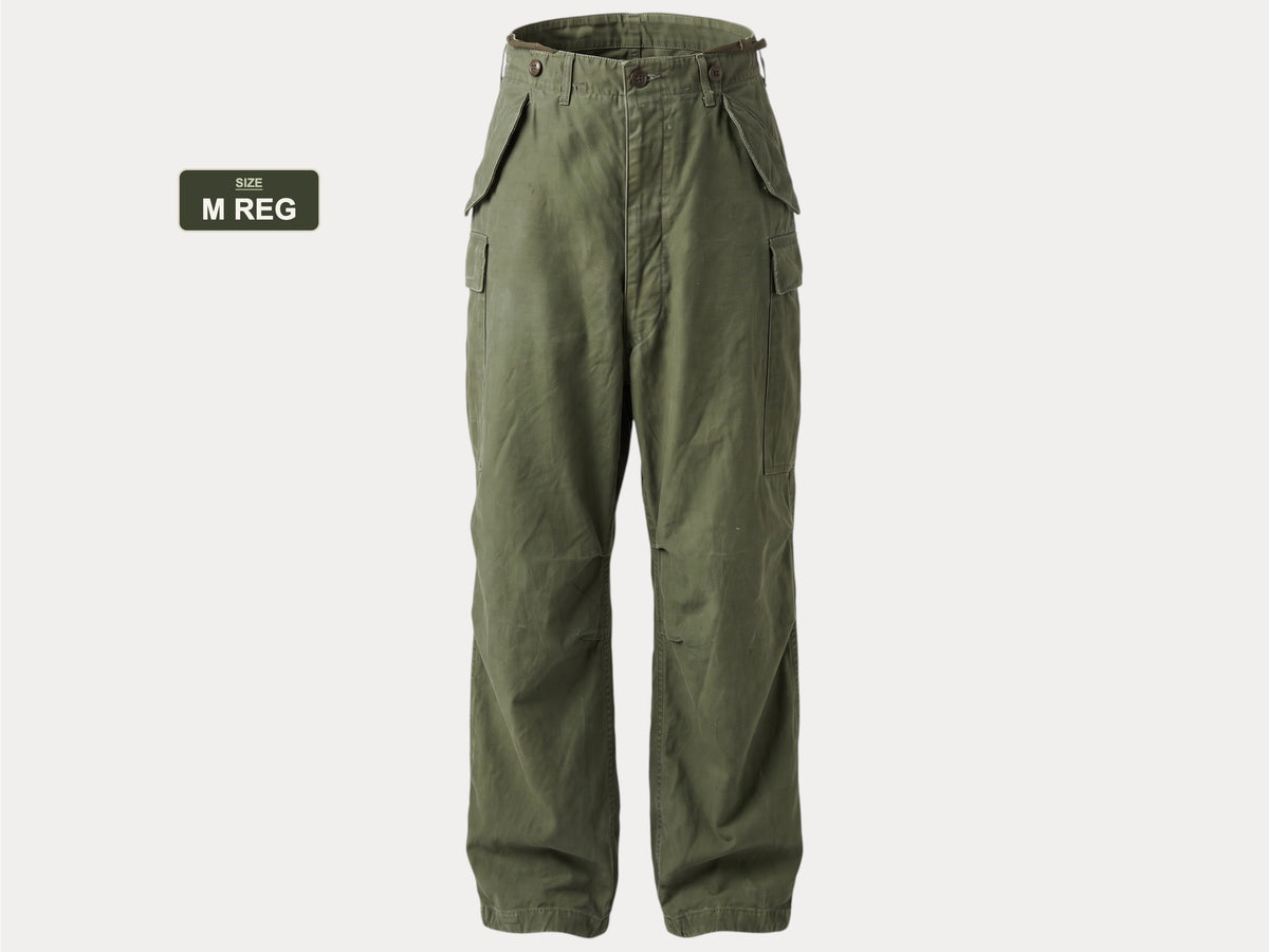 Vintage 1950s M-51 US Army Field Cargo Pants – Made in USA - Size Medium Reg.  Military Trousers