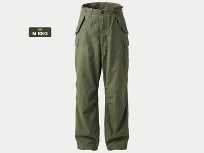 Vintage 1950s M-51 US Army Field Cargo Pants – Made in USA - Size Medium Reg.  Military Trousers