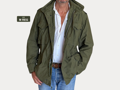 Vintage 1968 OG 107 US Army M-65 Field Jacket — Vietnam war era. Size Medium Regular