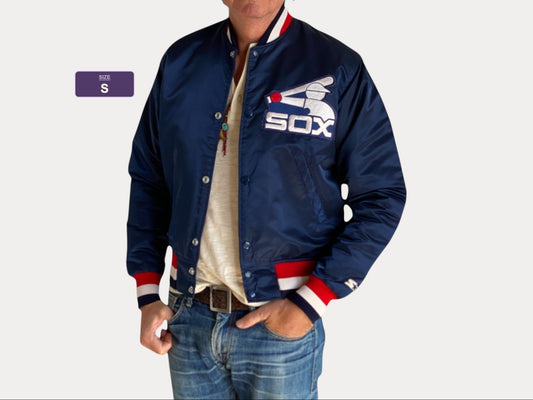 Size Small . Vintage White Sox Starter jacket Made In USA