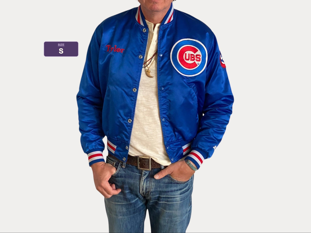 Small. Vintage 80s Chicago Cubs Starter jacket made in USA-AJ357 Studio