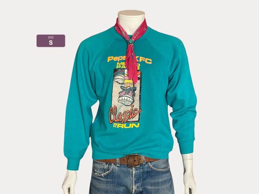 Size S. 80s pepsi kfc metro parks vintage sweatshirt
