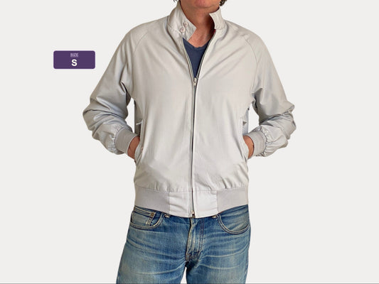 Size Small 80s Vintage Light Zipper Jacket