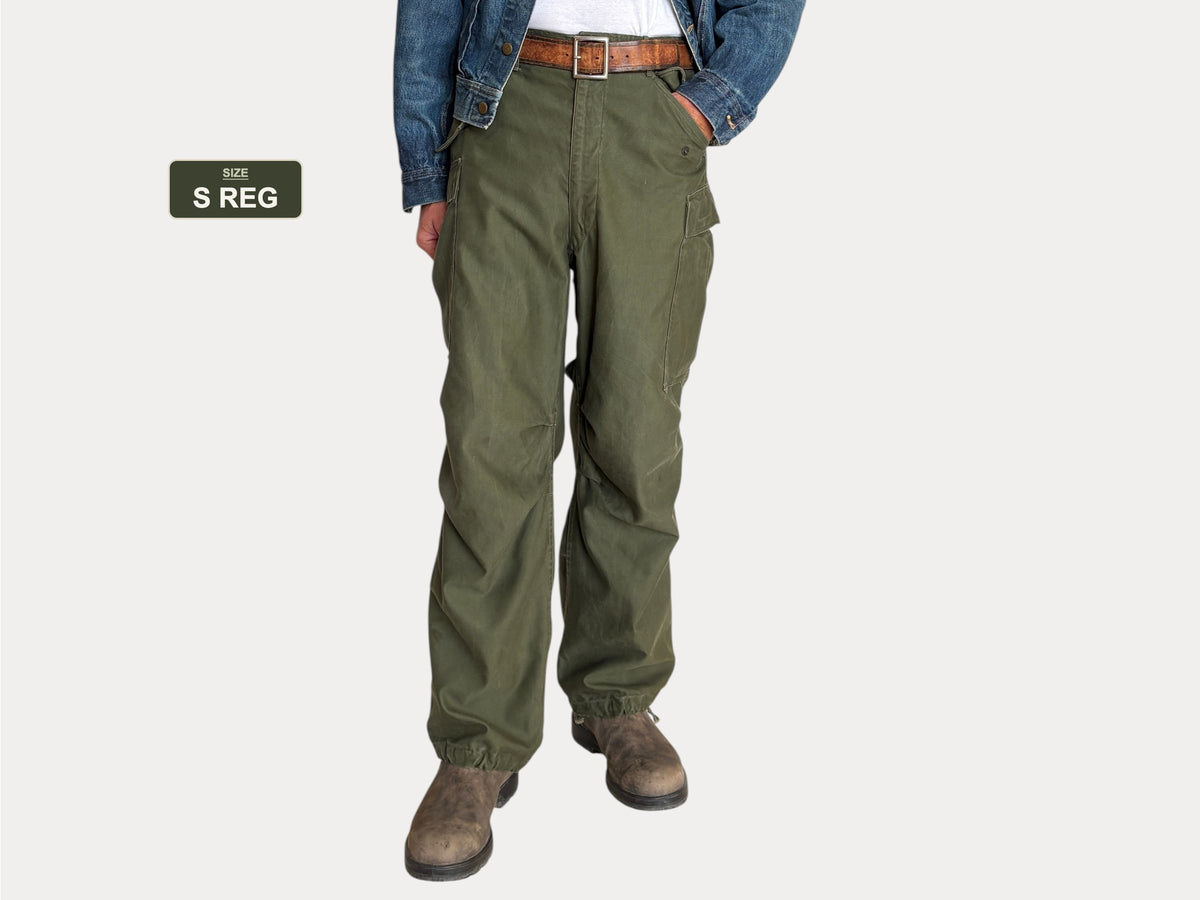 Vintage 1950s M-51 US Army Field Cargo Pants – Made in USA - Size Small Reg  Military Trousers