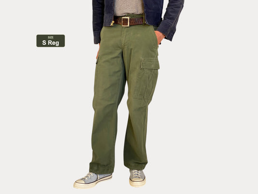 Small Reg. 1968 Authentic US Army Vietnam War Era OG-107 Jungle Pants