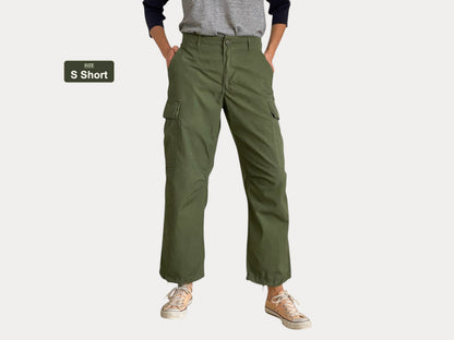 Small short. 1969 Authentic US Army Vietnam war era OG-107 jungle pants