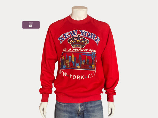 Size XL. New York 80s vintage sweatshirt   made by Jerzees
