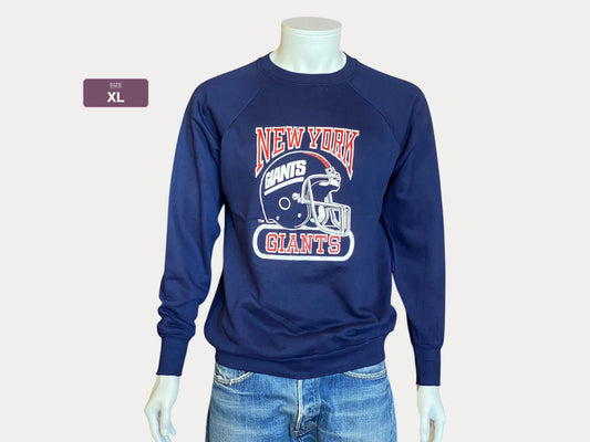 Vintage 80s New York Giants Shirt - Size XL | Made in USA by Logo 7 | USA Vintage BCN