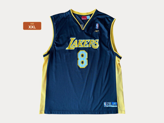 Size XXL. Kobe Bryant #8 Vintage Lakers Jersey by reebok