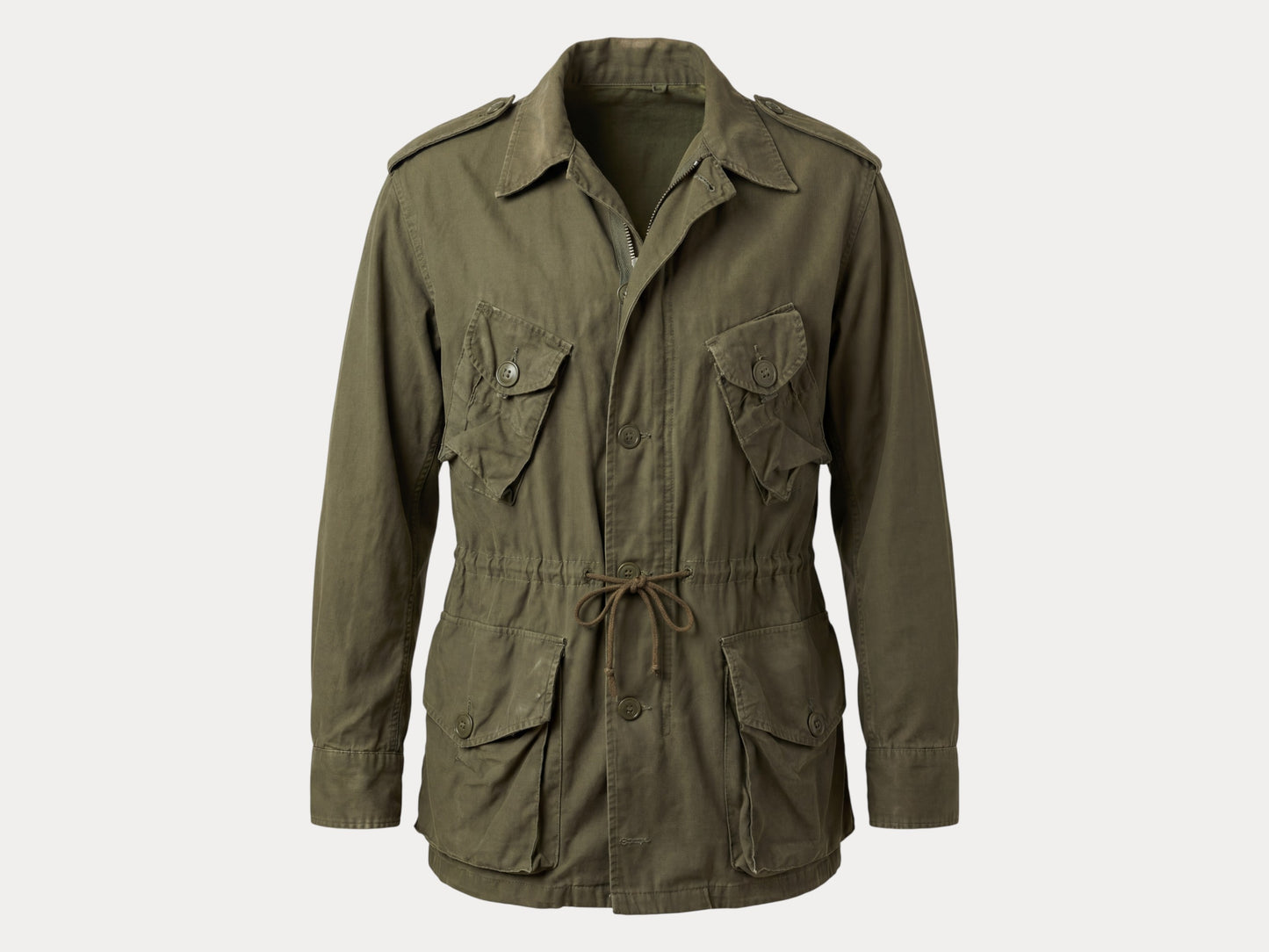 Original 90s Canadian Military Jungle Jacket | Vintage Army Combat Shirt | Size Medium | AJ357 Studio-AJ357 Studio-AJ357 Studio