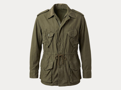 Original 90s Canadian Military Jungle Jacket | Vintage Army Combat Shirt | Size Medium | AJ357 Studio-AJ357 Studio-AJ357 Studio