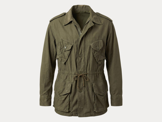 Original 90s Canadian Military Jungle Jacket | Vintage Army Combat Shirt | Size Medium | AJ357 Studio