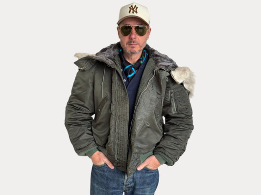 Vintage N-2B Flight Jacket Alpha Industries | Extreme Cold Weather Flyer Coat