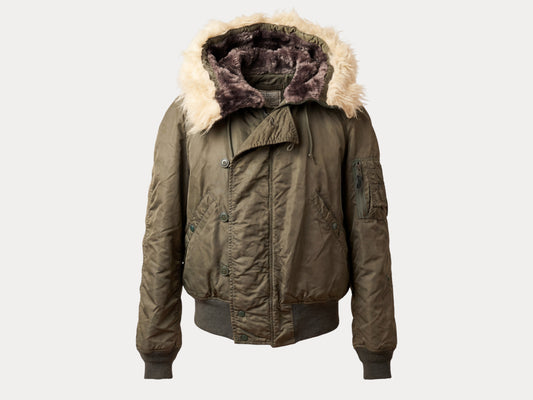 Vintage US Air Force N-2B Flight Jacket | Fur Hood Military Parka