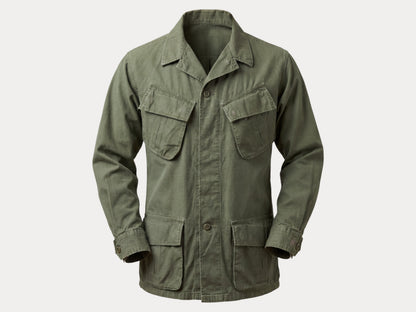 Med Reg. Authentic 1968 U.S. Army OG-107 Jungle Jacket – Vintage Military-AJ357 Studio-AJ357 Studio