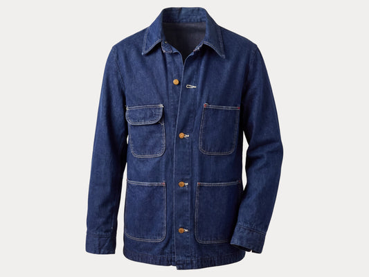 Size 42US / 52EU Vintage Wrangler Denim Chore Jacket – Lined – Made in USA-AJ357 Studio-AJ357 Studio