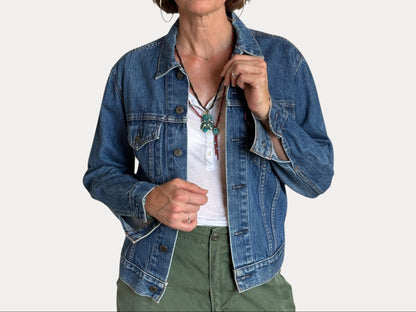 Size 38US/48EU .Vintage 70s Levi’s Denim Jacket – 2 Pockets – Made in USA-AJ357 Studio-AJ357 Studio