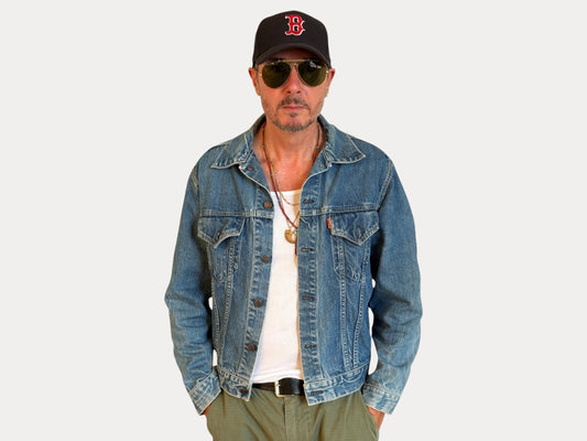 Size 42US / 52EU . Vintage 70s Levi’s Denim Jacket – 2 Pockets – Made in USA-AJ357 Studio-AJ357 Studio