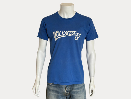 Volkswagen 1987 Car Show Tee – Authentic USA Vintage – Large- t shirt-AJ357 Studio-AJ357 Studio