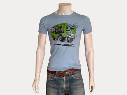 Vintage 1978 ‘Keep on Layin’ tee – wild 70s van graphic with cheeky carpet installer humor. Small-AJ357 Studio-AJ357 Studio