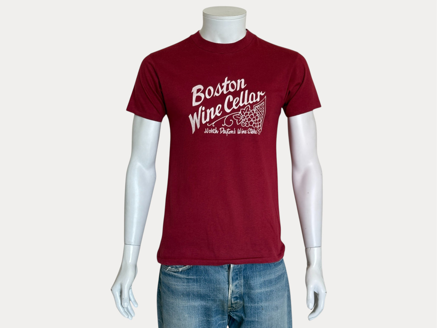 Vintage Boston Wine Cellar T-Shirt North Dayton Ohio Grapes Graphic Tee – Size M-AJ357 Studio-AJ357 Studio