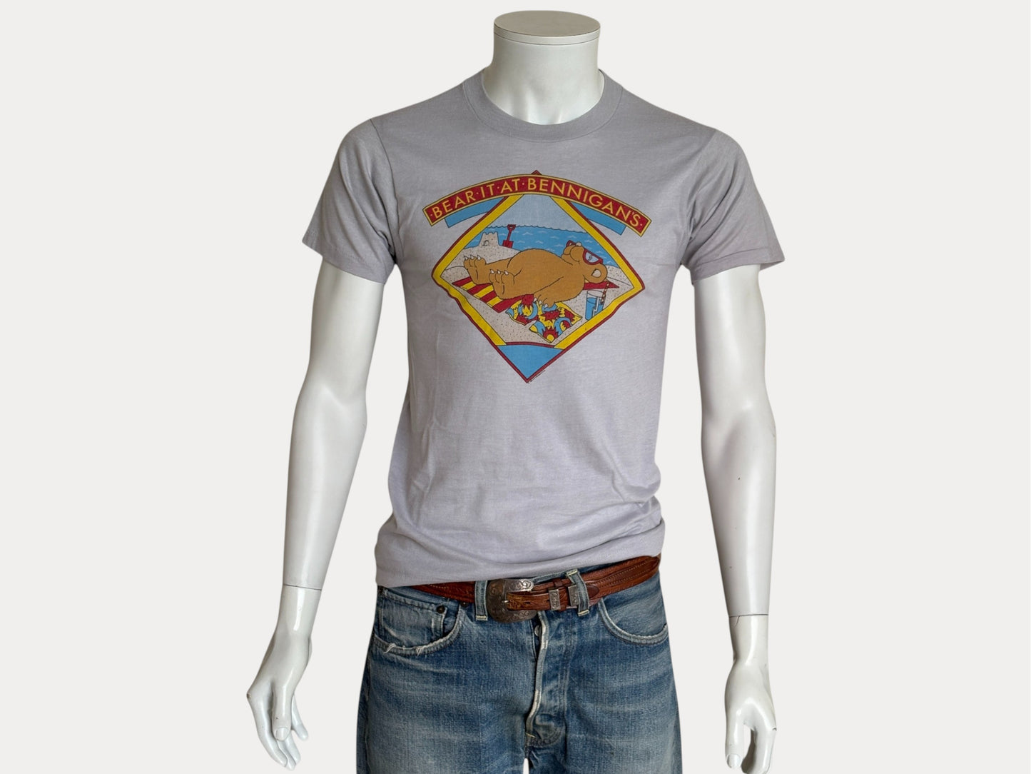 Vintage 80s T-Shirt – Size Small – Made in USA – Classic American Heritage Tee-AJ357 Studio-AJ357 Studio