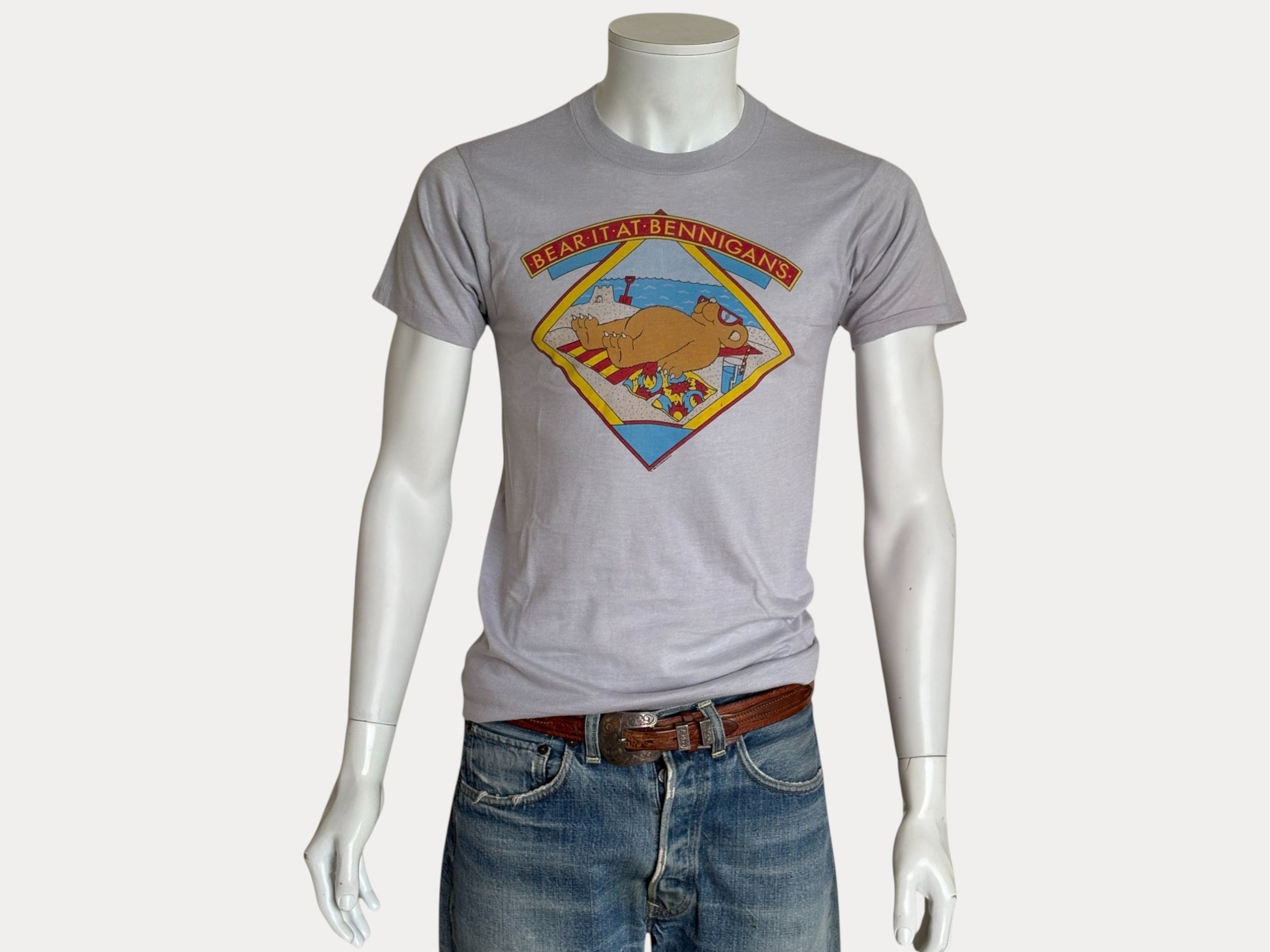 Vintage 80s T-Shirt – Size Small – Made in USA – Classic American Heritage Tee-AJ357 Studio-AJ357 Studio