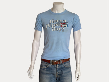 Small. 80s distressed vintage Pepsi-Cola t shirt-AJ357 Studio-AJ357 Studio