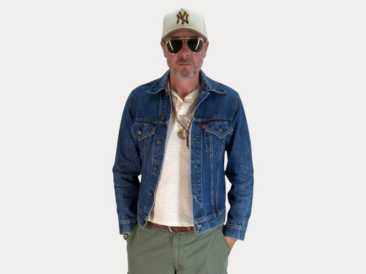 Size 36US / 46EU. Original 70s Levi’s Vintage Denim Jacket – 2 Front Pockets Made in USA-AJ357 Studio-AJ357 Studio