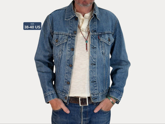 Size 38-40US / 50-50EU. Levis 70505 – Vintage 70s 2-Pocket Jacket – USA Made