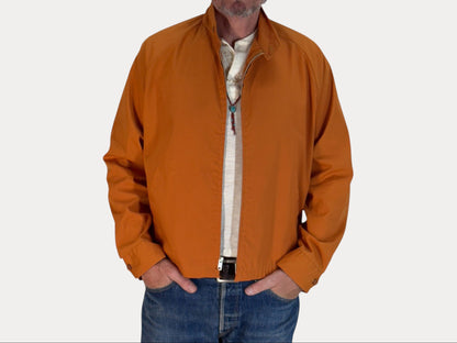 Size Large , 70s Vintage Lightweight Cotton-Blend Zip Jacket-AJ357 Studio-AJ357 Studio