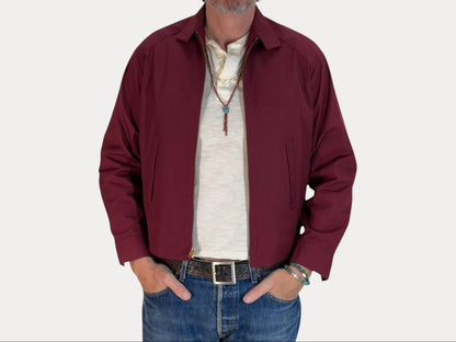 Size 36US / 46EU , 70sVintage Lightweight Cotton-Blend Zip Jacket. Talon zipper-AJ357 Studio-AJ357 Studio