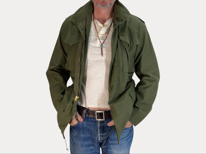 Small Long. Authentic 1972 US Army M-65 Field Jacket – Vintage Military Issue. Made by John Ownbey-AJ357 Studio-AJ357 Studio