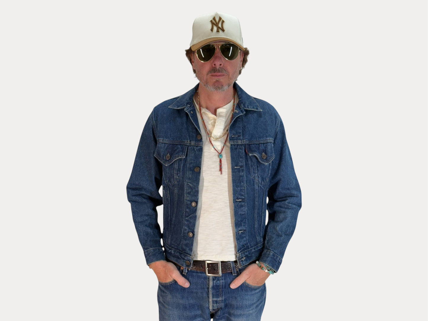 Size 38US / 48EU. Vintage 1980s Levi’s 70506 Trucker Jacket – 4 Pockets – Made in USA-AJ357 Studio-AJ357 Studio