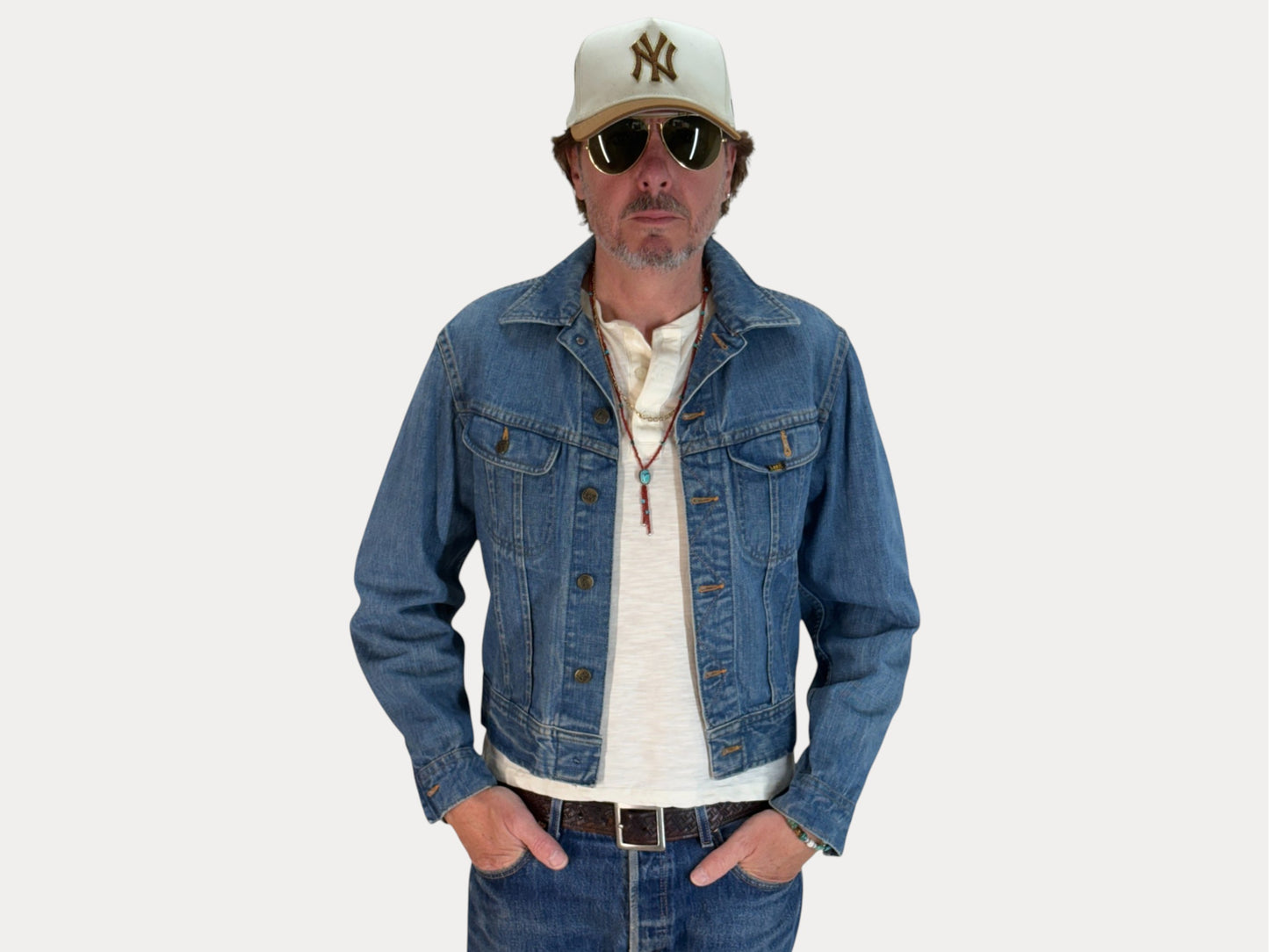 Size 38US / 48EU Vintage 70s Lee 2 pocket Jacket Made in Belgium-AJ357 Studio-AJ357 Studio