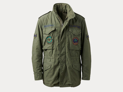 Small Reg. Authentic 1987 US Air Force M-65 Field Jacket – Vintage Military Coat Made in USA-AJ357 Studio-AJ357 Studio