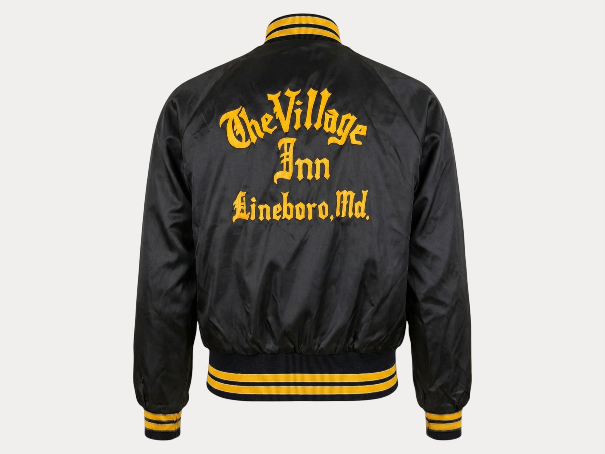 Size Small. Vintage 70s Satin Jacket Made In USA-AJ357 Studio-AJ357 Studio