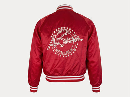 Size Small. Vintage 80s Satin Jacket Made In USA by Aristo Jack-AJ357 Studio-AJ357 Studio