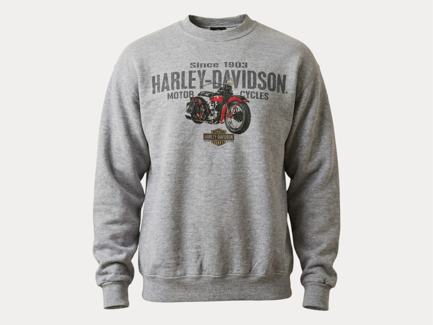 Size L Harley Davidson Sweatshirt 2001 Made In USA-AJ357 Studio-AJ357 Studio