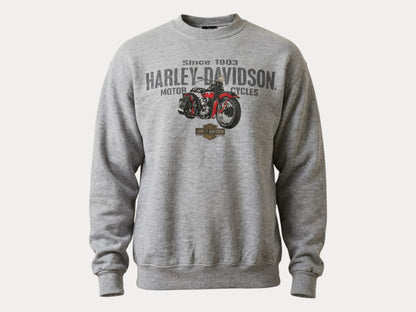 Size L Harley Davidson Sweatshirt 2001 Made In USA-AJ357 Studio-AJ357 Studio