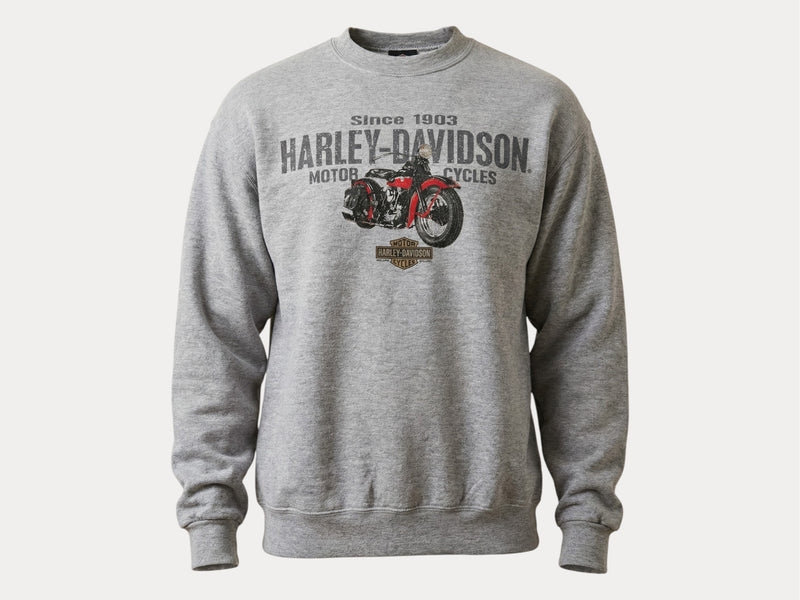 Size L Harley Davidson Sweatshirt 2001 Made In USA-AJ357 Studio-AJ357 Studio
