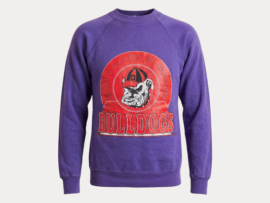 Size M 80s Crew sweatshirt Georgia Bulldogs-AJ357 Studio-AJ357 Studio