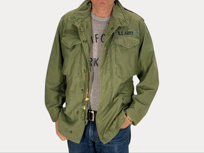 Small Reg. Authentic 1973 John Owbey US Army M-65 Field Jacket – Vintage Military Coat Made in USA-AJ357 Studio-AJ357 Studio
