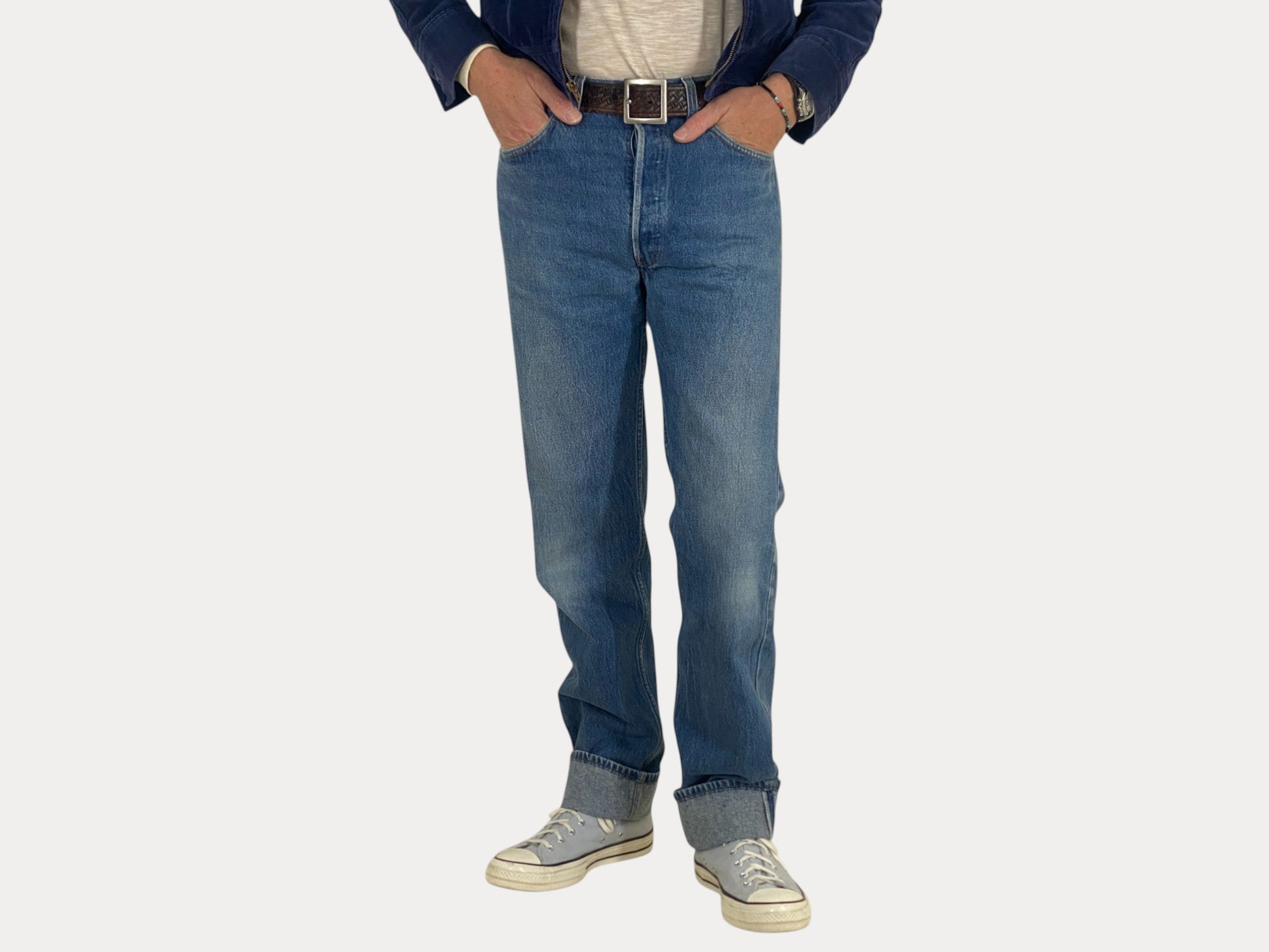 34X34 Levi's 501 Vintage Denim Jeans Made in USA in 1991-AJ357 Studio-AJ357 Studio