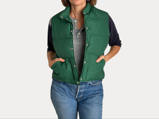 Size Med Ladies. Vintage L.Lbean down vest-AJ357 Studio-AJ357 Studio