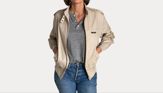 Size 5/6 US Vintage 80s members Only cotton jacket-AJ357 Studio-AJ357 Studio