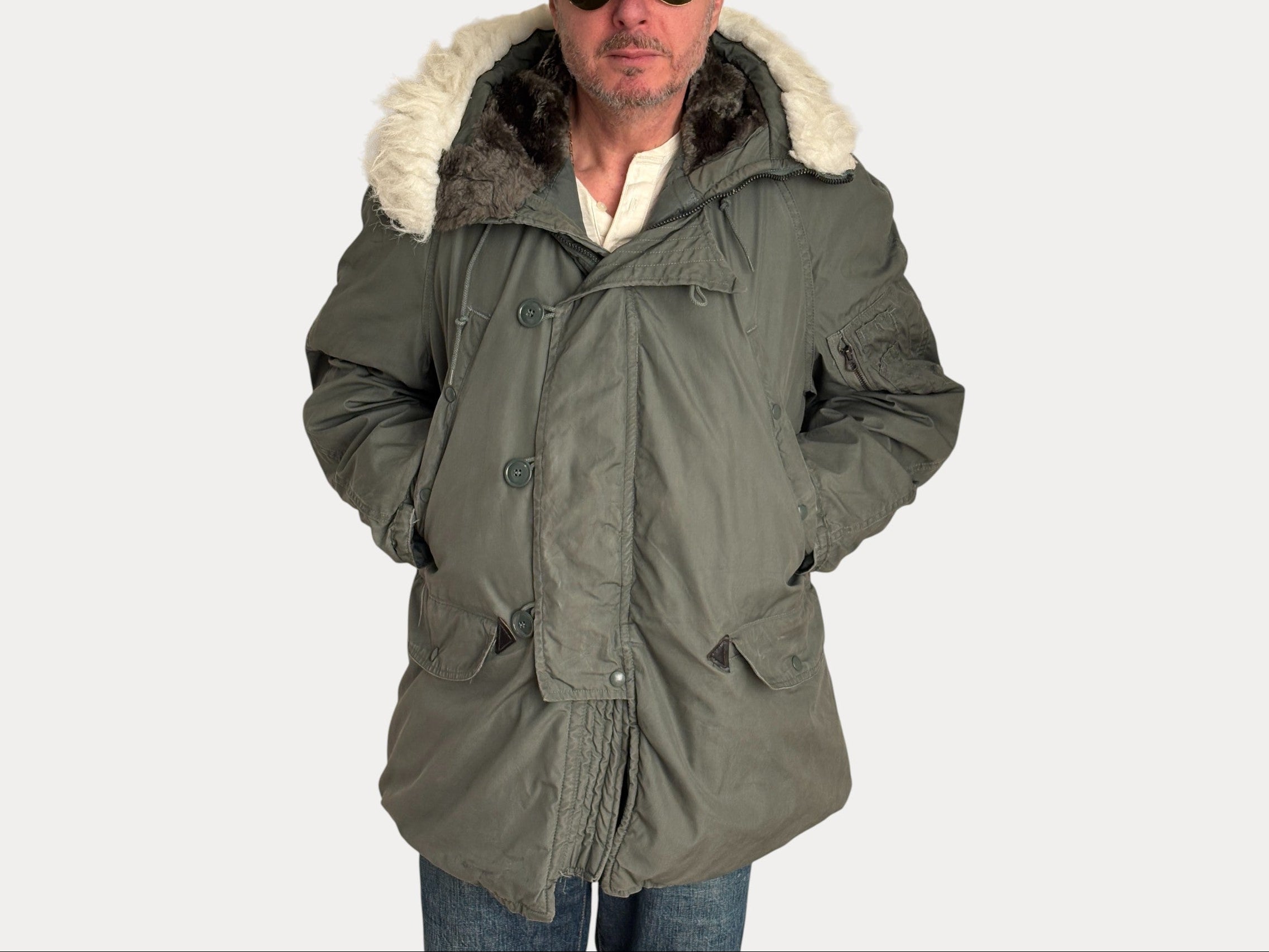 Authentic US Air Force N-3B Flight Jacket Parka – AJ357 Studio