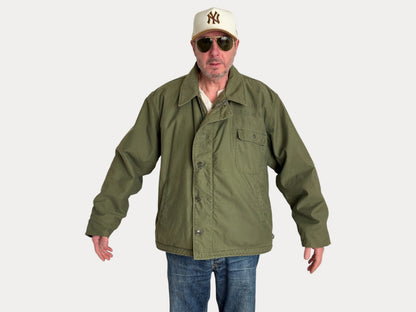 Vintage 1974 US Navy A-2 Deck Jacket Size Large XXL-AJ357 Studio-AJ357 Studio