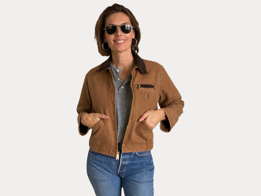 Youth L. Vintage Carhartt Blanket lined jacket Made in USA-AJ357 Studio-AJ357 Studio