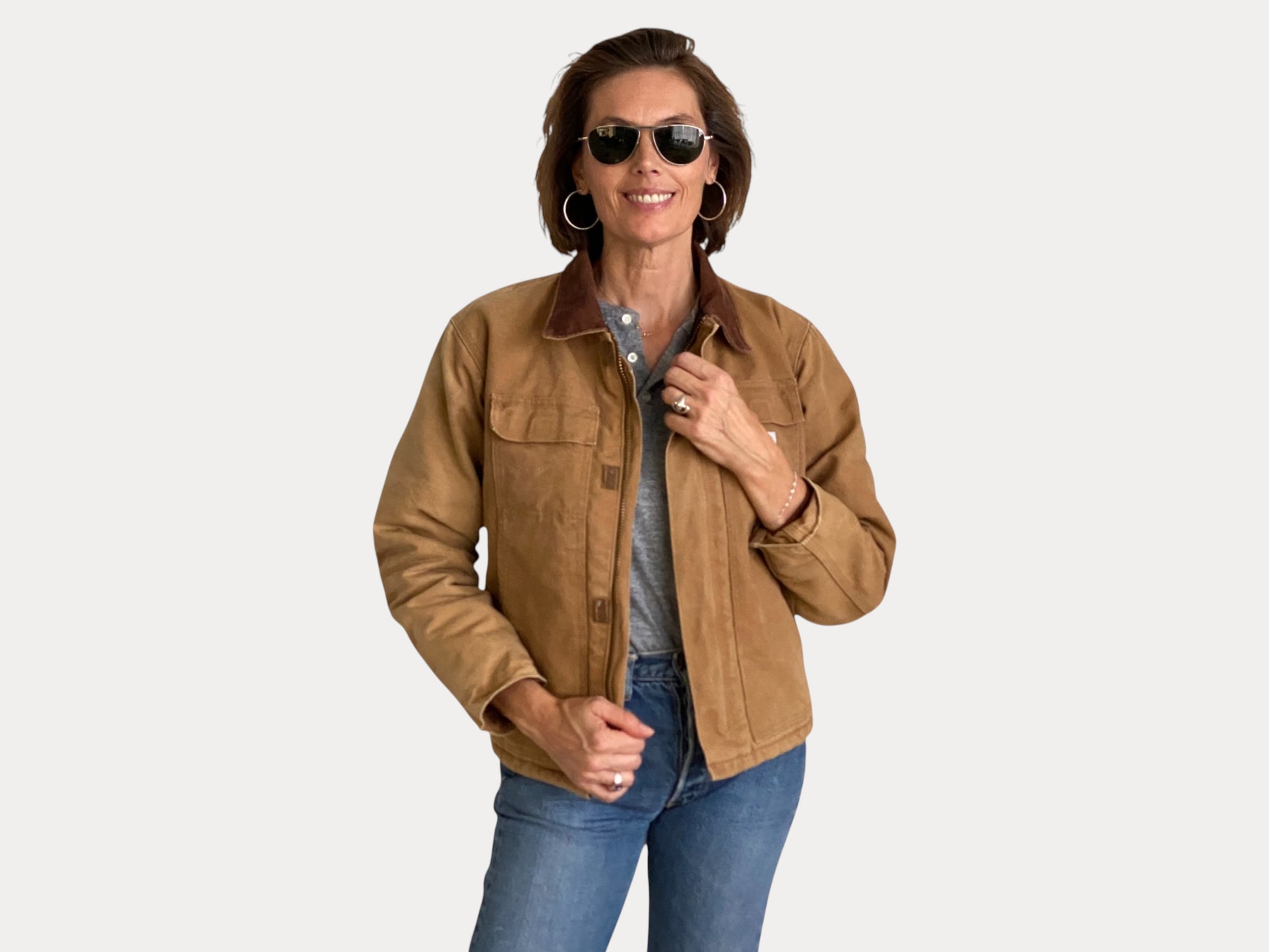 Youth L. Carhartt Blanket lined jacket Made in USA-AJ357 Studio-AJ357 Studio